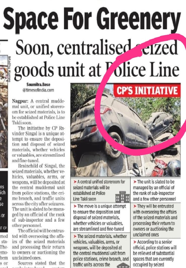 Soon, centralised seized goods unit a Police Line - Dr. Ravinder Singal